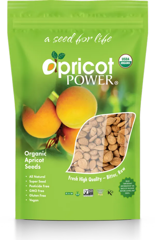 Turkish Organic Bitter Raw Apricot Seeds - 32 oz.