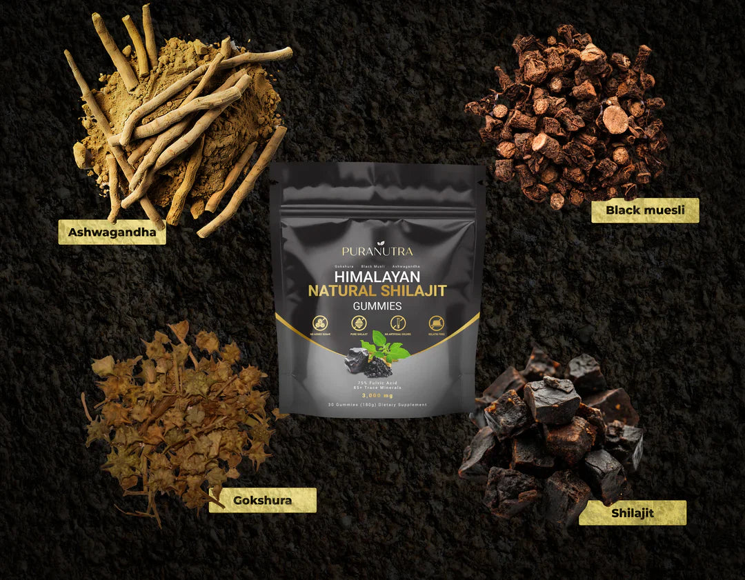PURANUTRA® NATURAL SHILAJIT GUMMIES